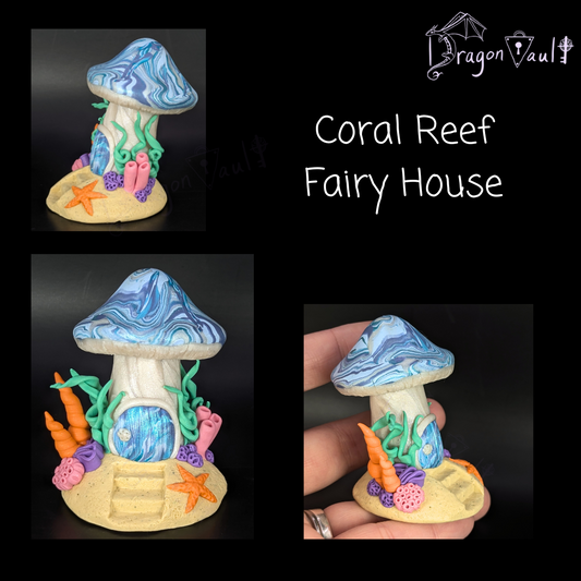 Coral Reef Fairy House