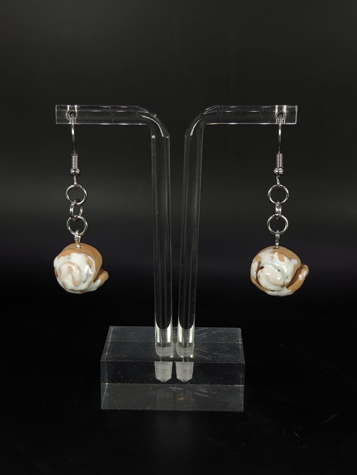 Cinnamon Roll Earrings