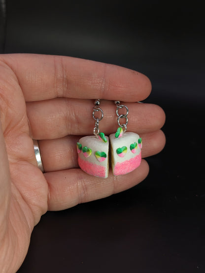 March St. Patrick's Day Love Cake Earrings