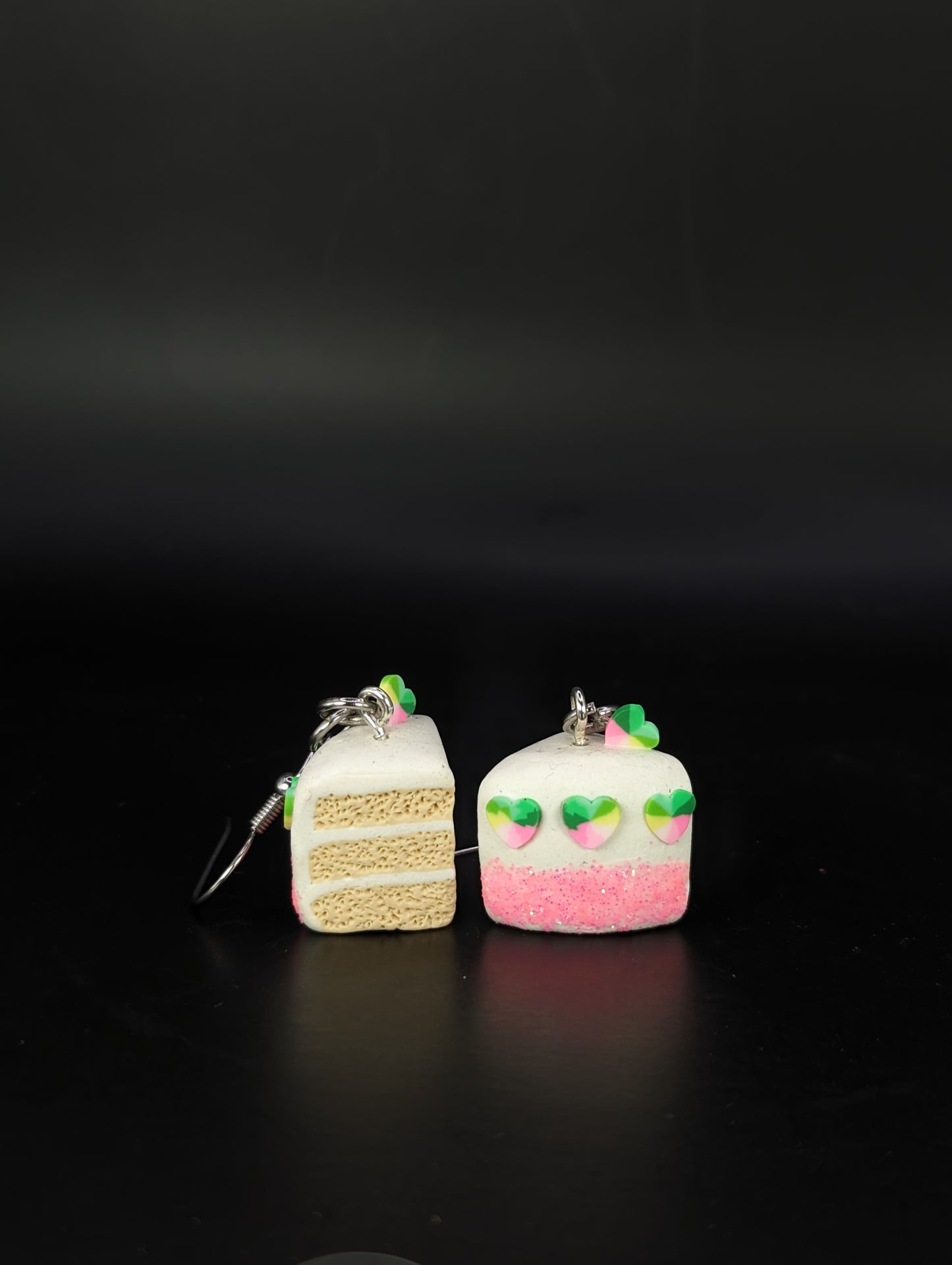 March St. Patrick's Day Love Cake Earrings